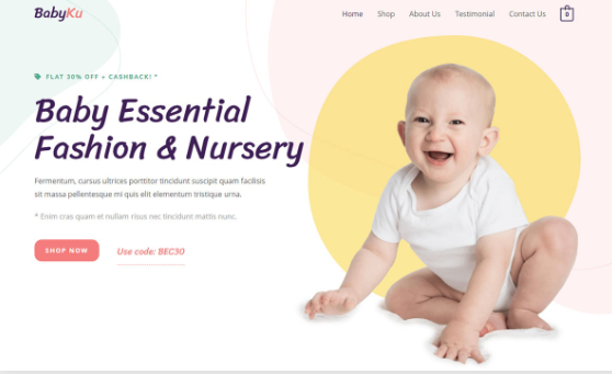 pembuatan website toko produk bayi